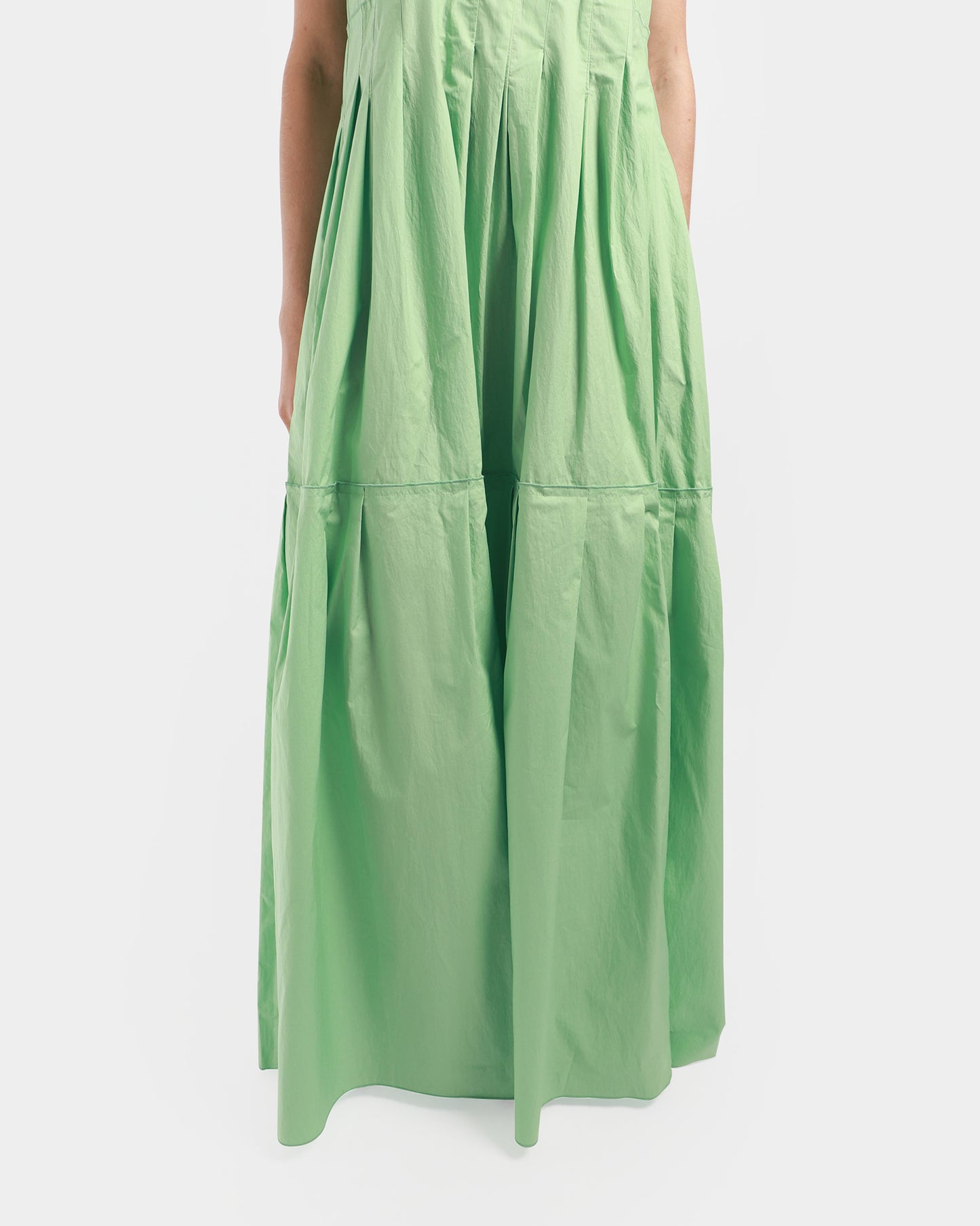 Pleat Long Dress