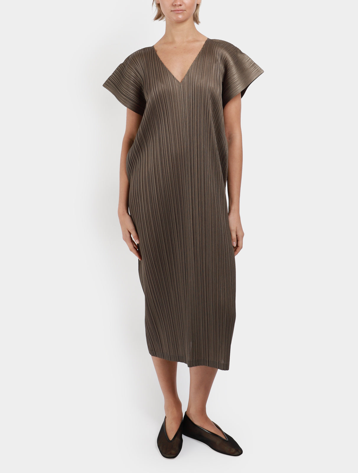 Kaftan V-neck Dress
