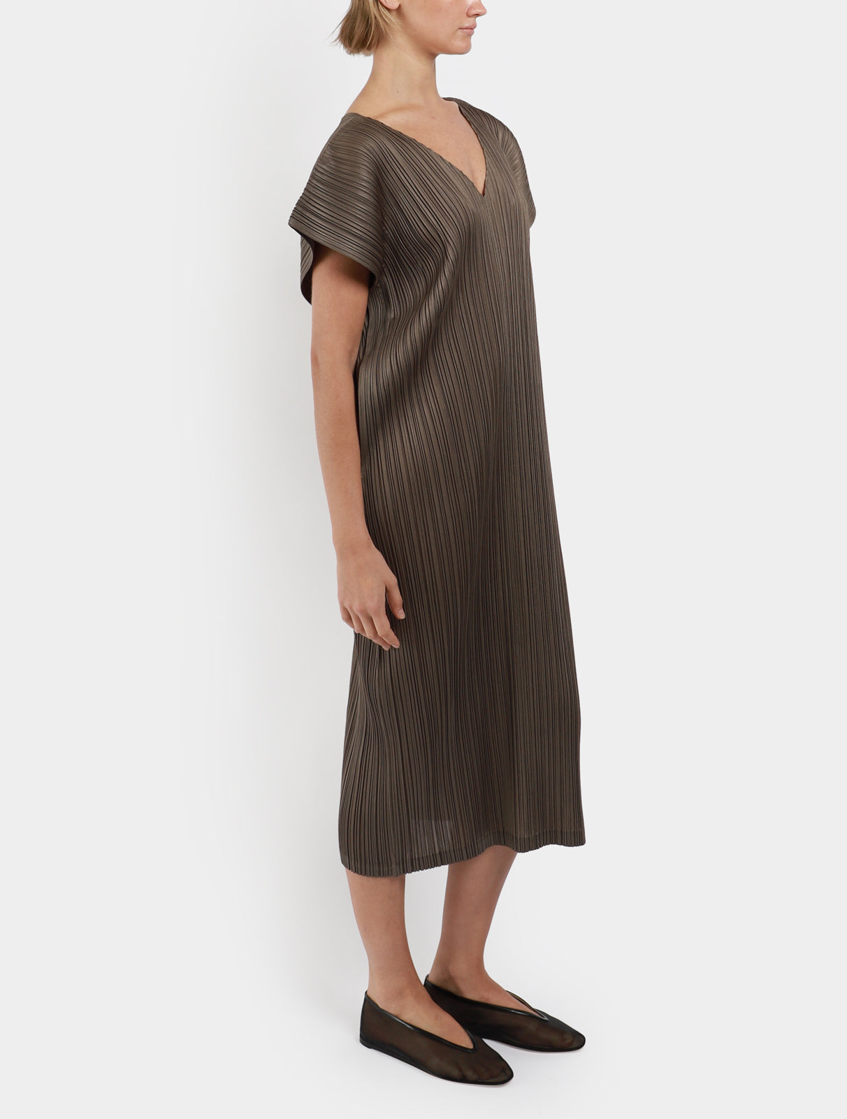 Kaftan V-neck Dress