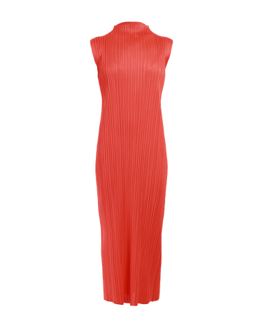 pleats-please-by-issey-miyake-sleeveless-high-neck-dress-april-colours-bright-red