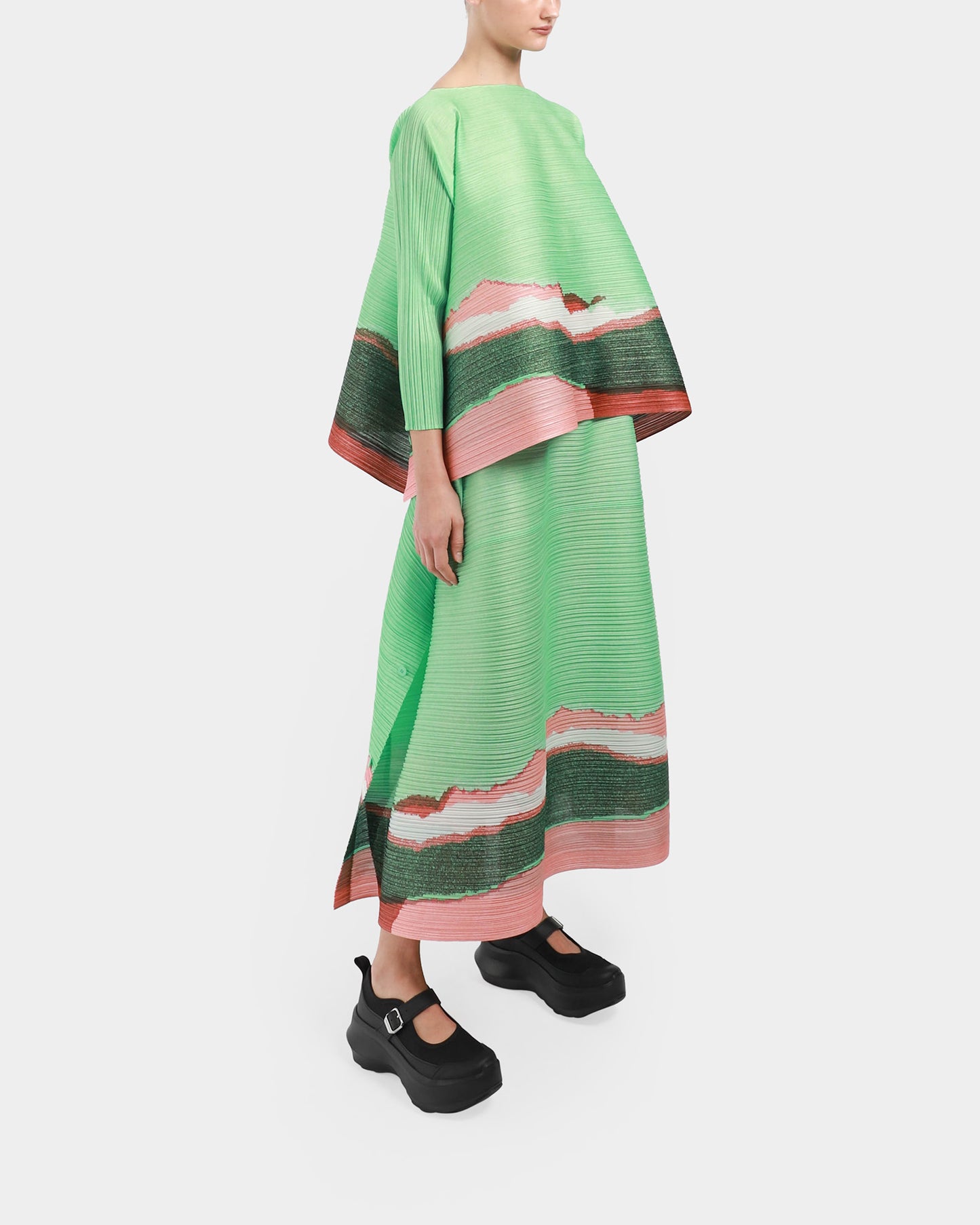 Warp Button Skirt