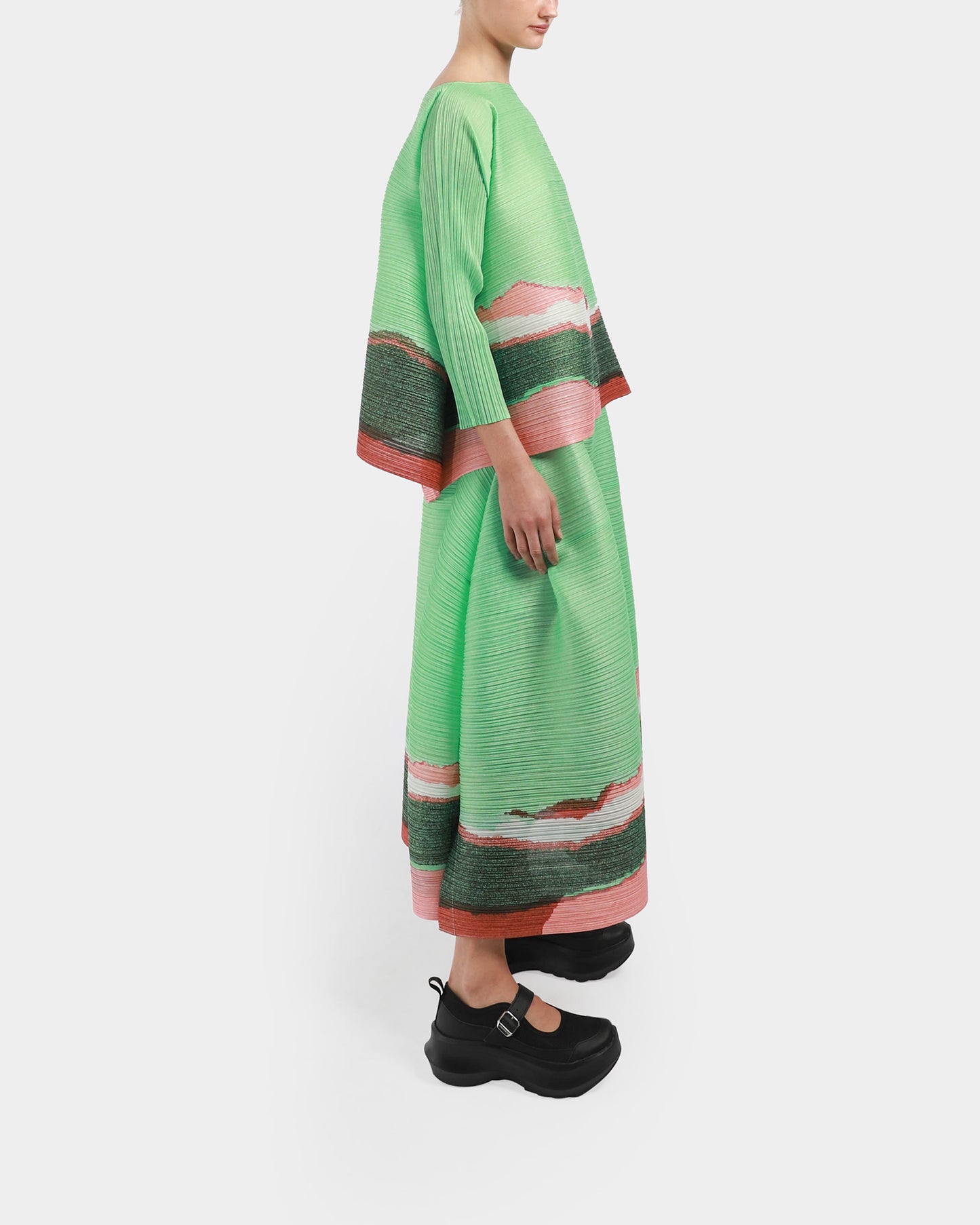 Warp Button Skirt