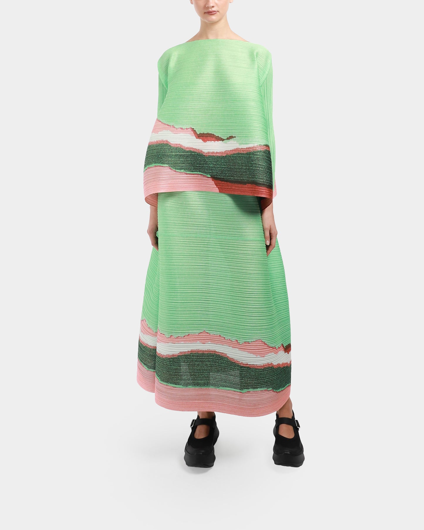 Warp Button Skirt