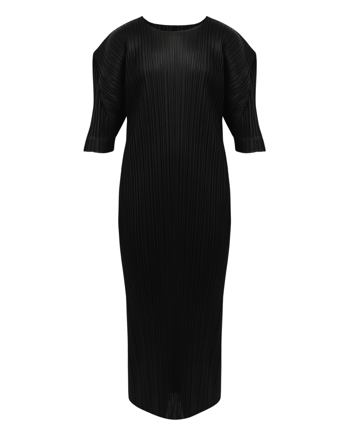 Puff Sleeve Midi Dress