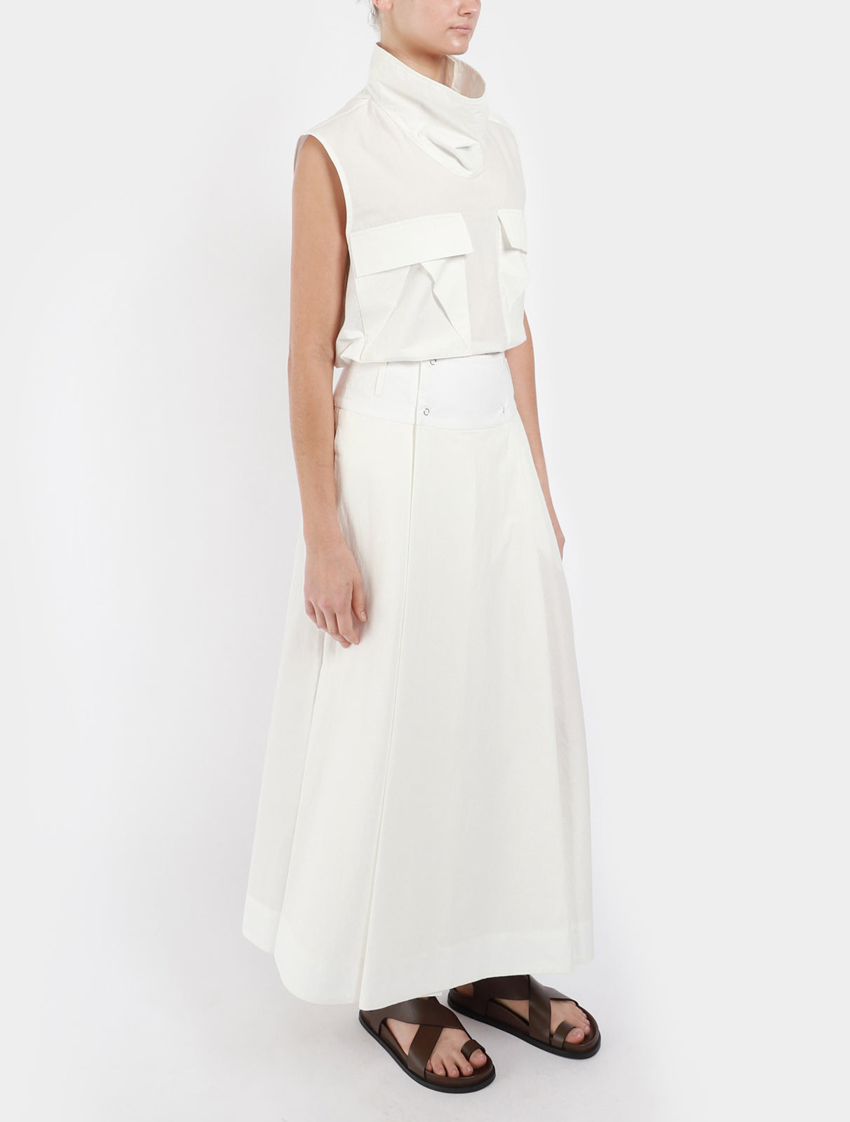 The Pleat Wrap Skirt