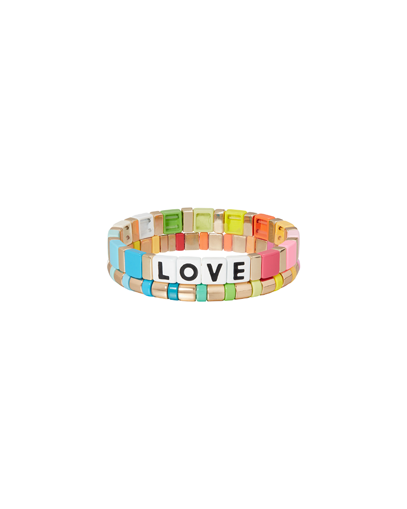 Love Rainbow Duo Bracelet