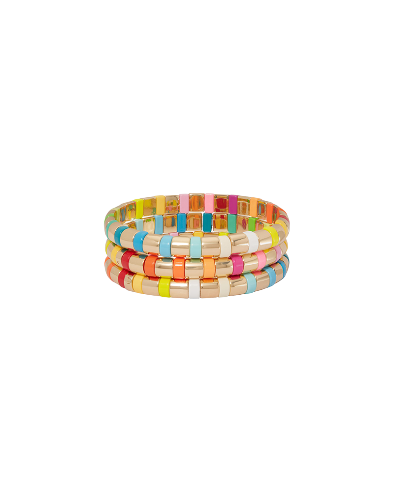 Not Just Another Rainbow Trio Bracelet