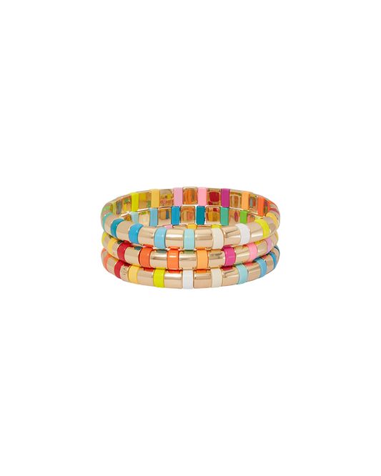 Not Just Another Rainbow Trio Bracelet
