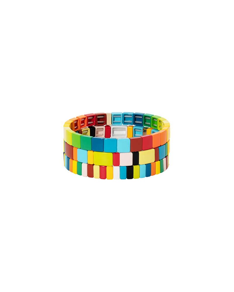 Rainbow Brite Trio Bracelet