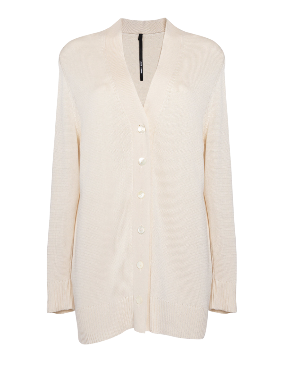 Long V-Neck Cardigan