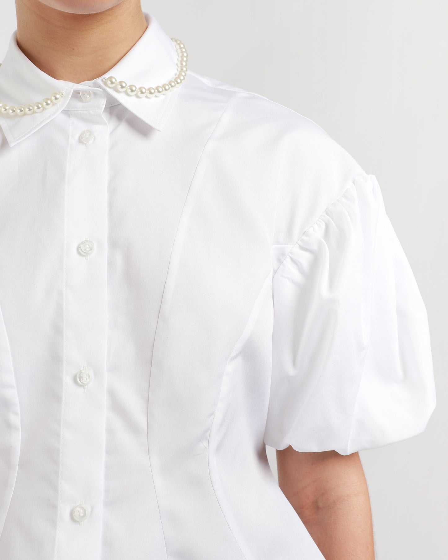 Cropped Ruffle Shirt