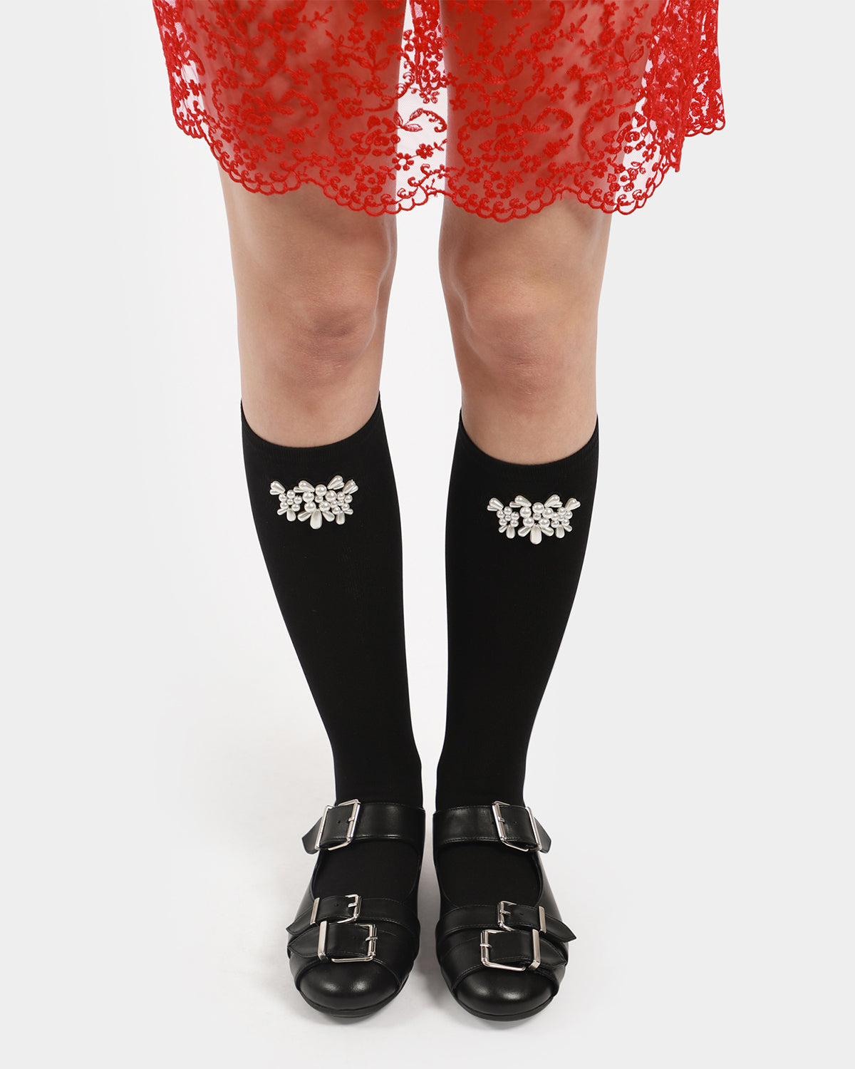 Flower Cluster Ankle Sock