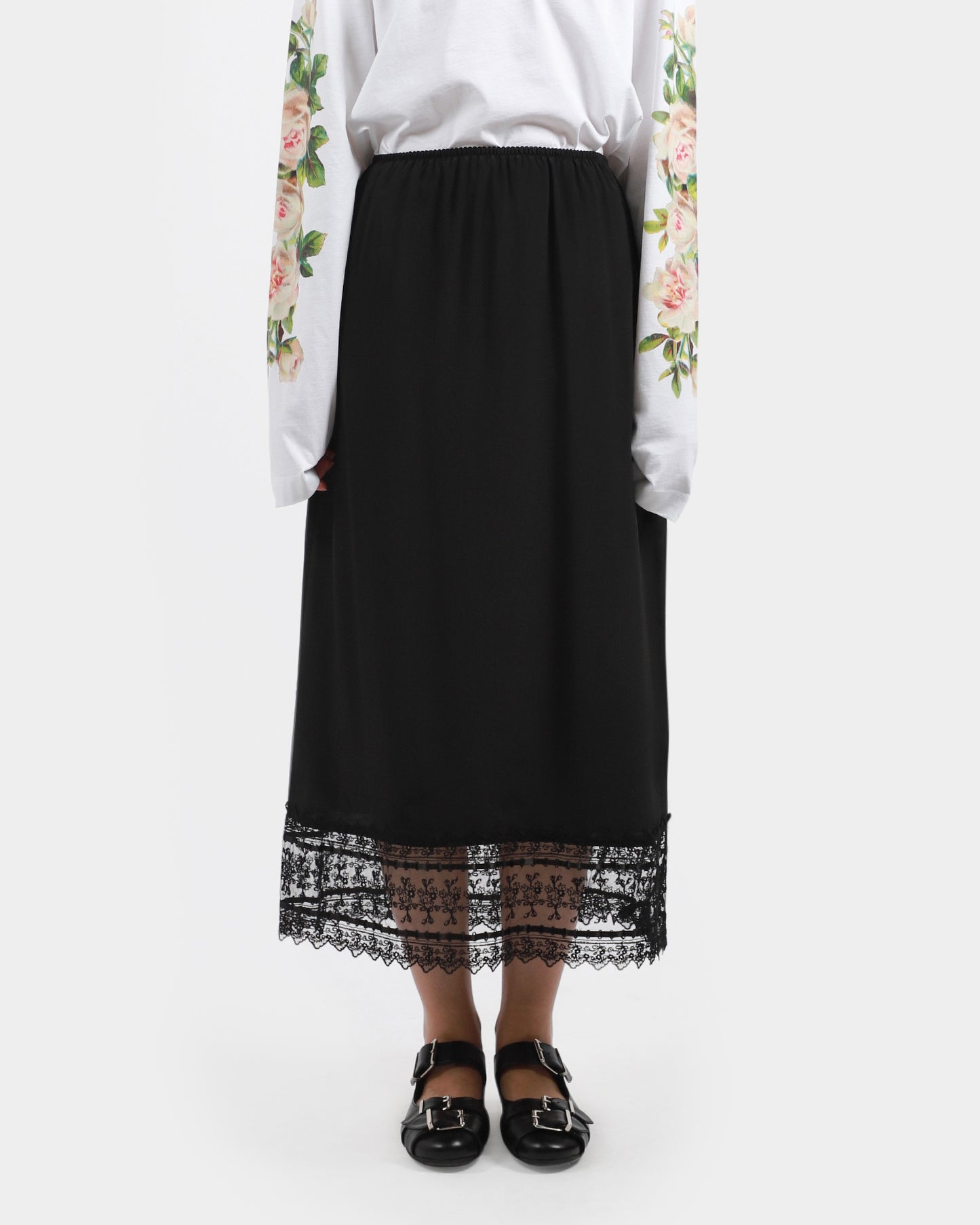Ribbon Trim Skirt