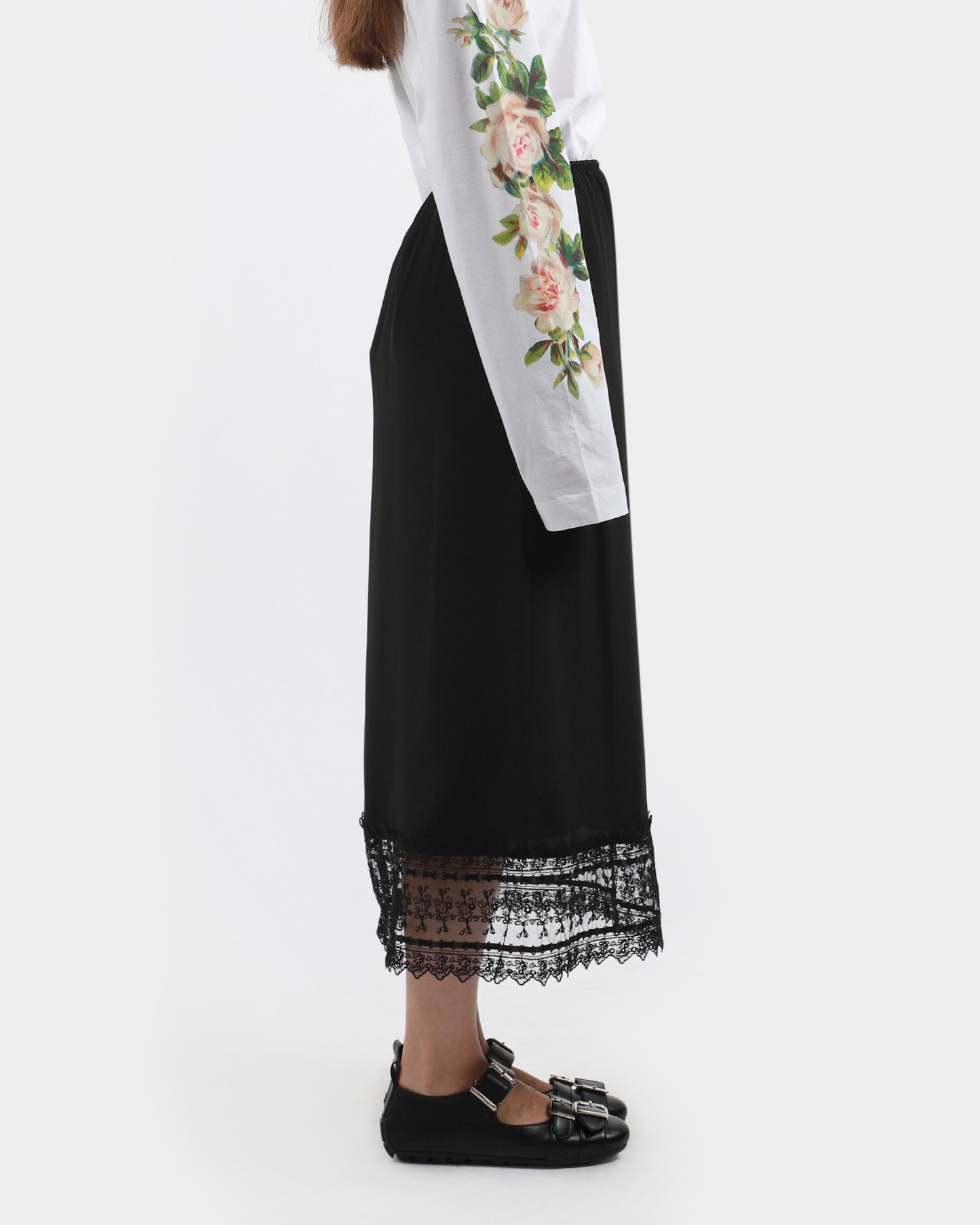 Ribbon Trim Skirt