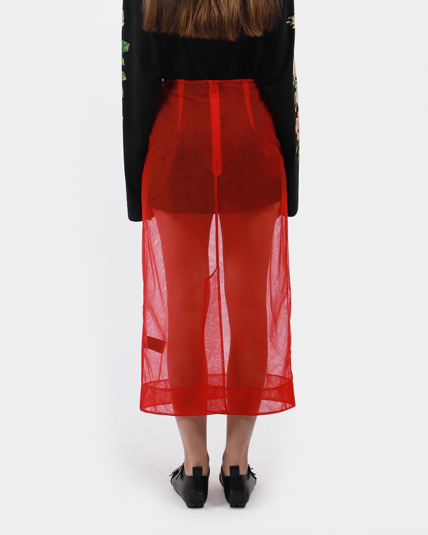 Sheer Pencil Skirt