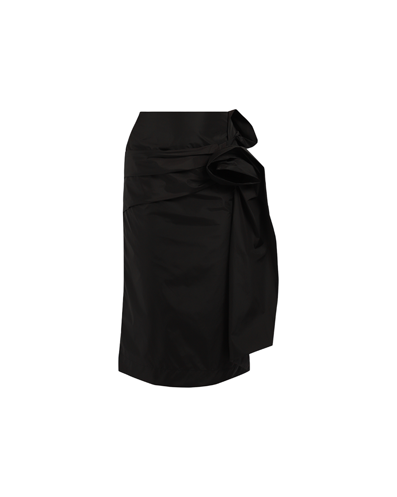 simone-rocha-pressed-rose-pencil-skirt-black