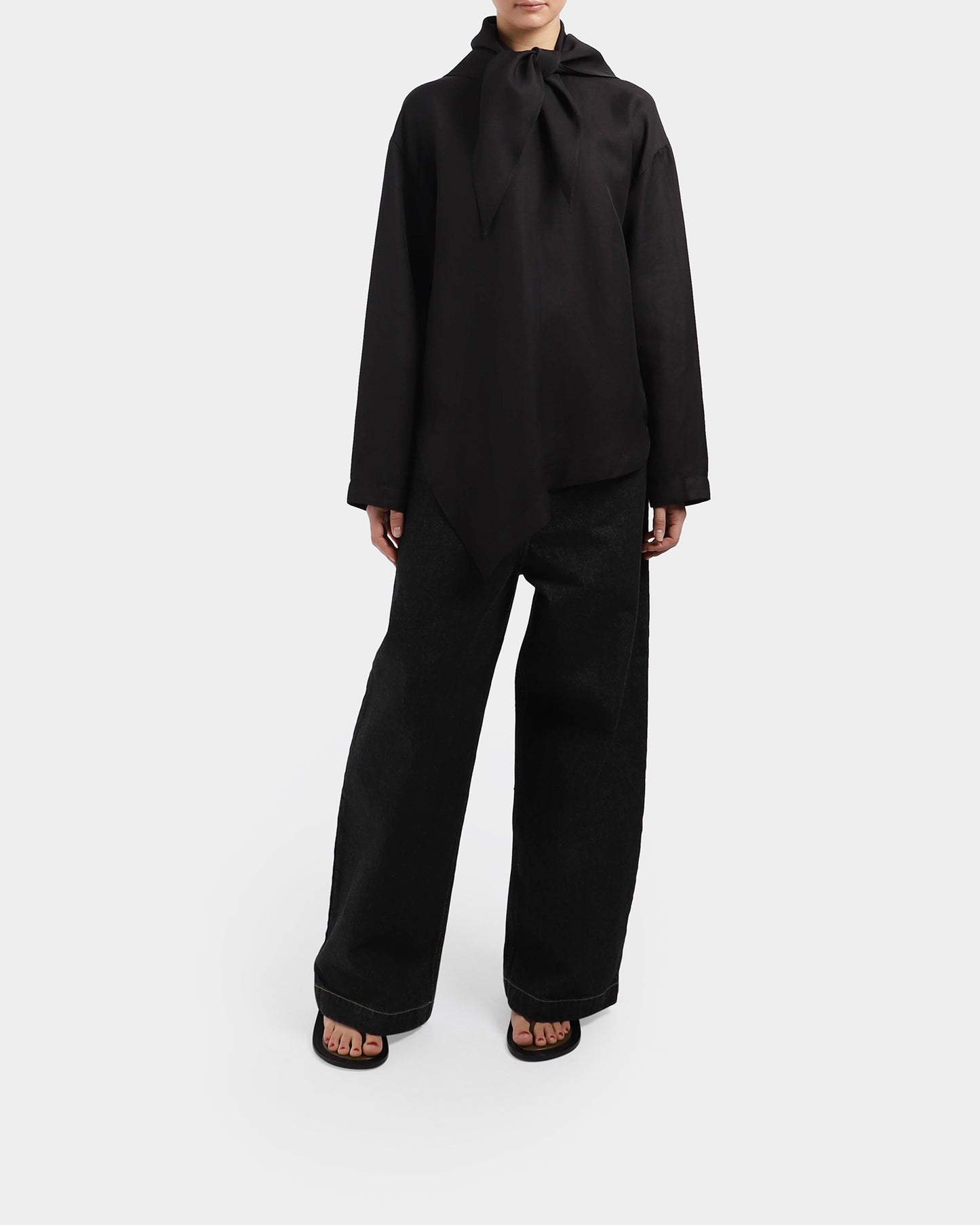 Bute Asymmetric Hem Top