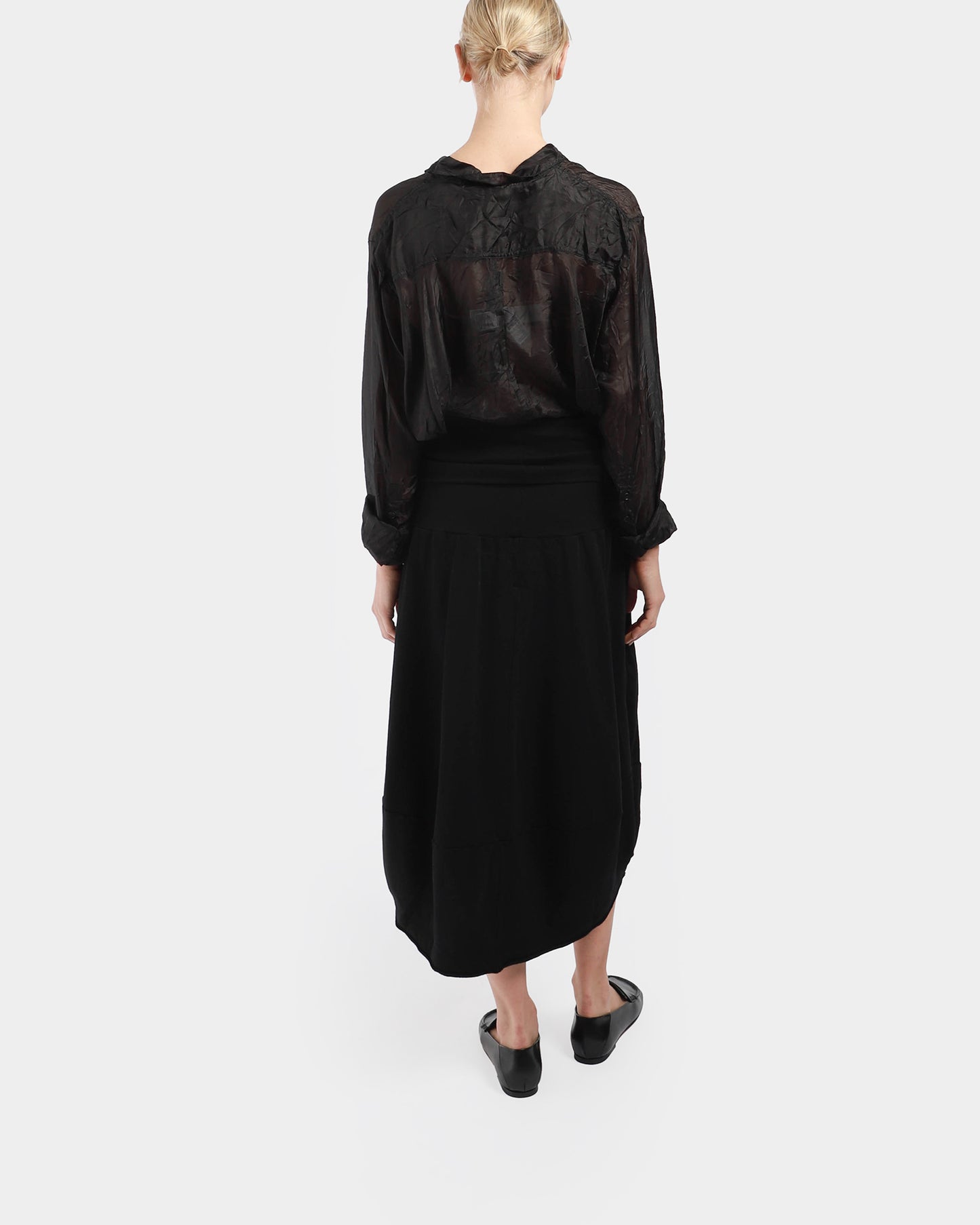 Fold Waistband Skirt