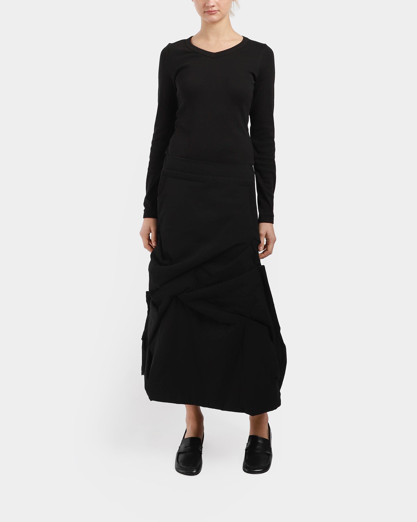 Layer Ruched Skirt