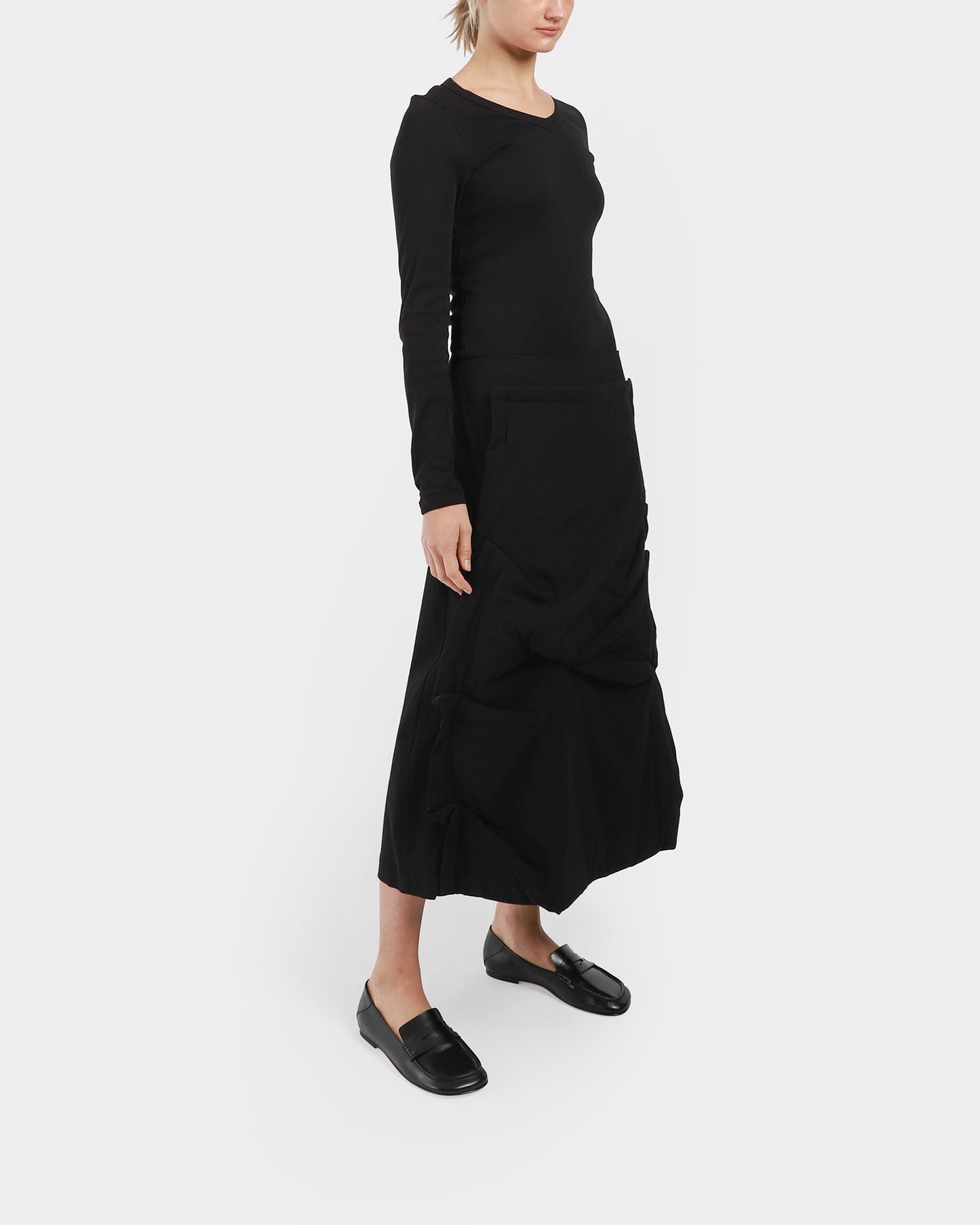 Layer Ruched Skirt