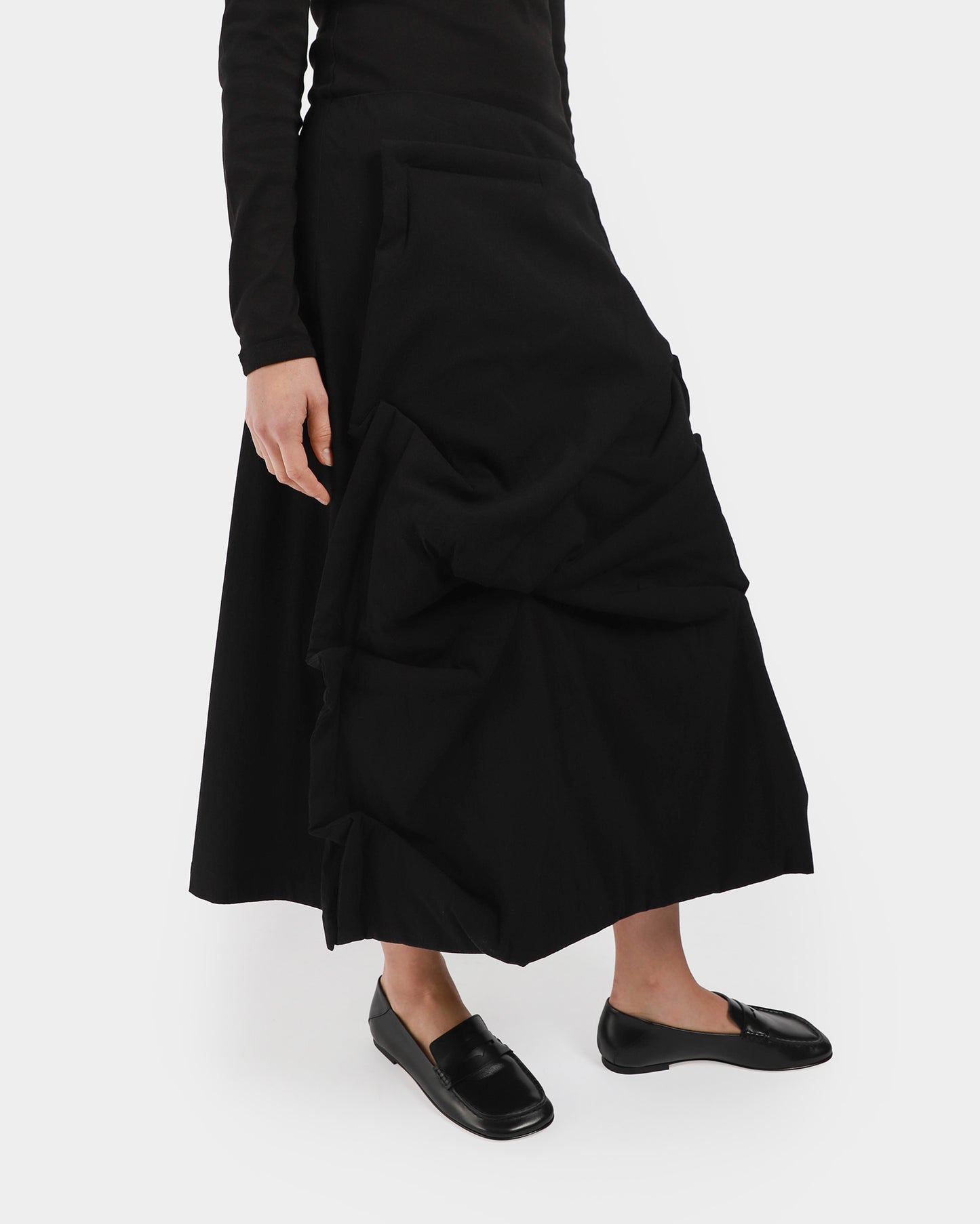Layer Ruched Skirt