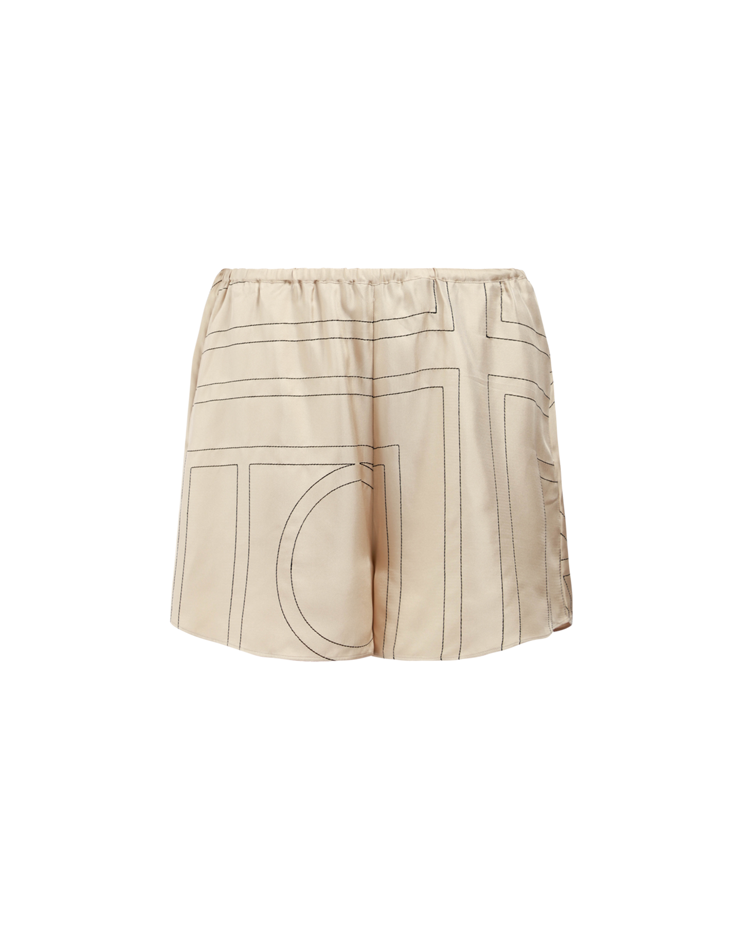 Monogram Silk Pj Shorts