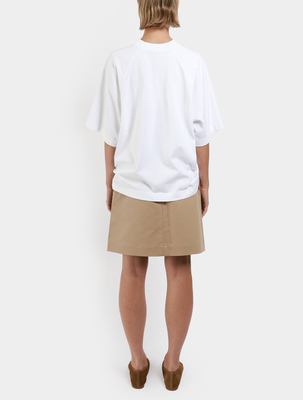 Cotton Trench Skirt