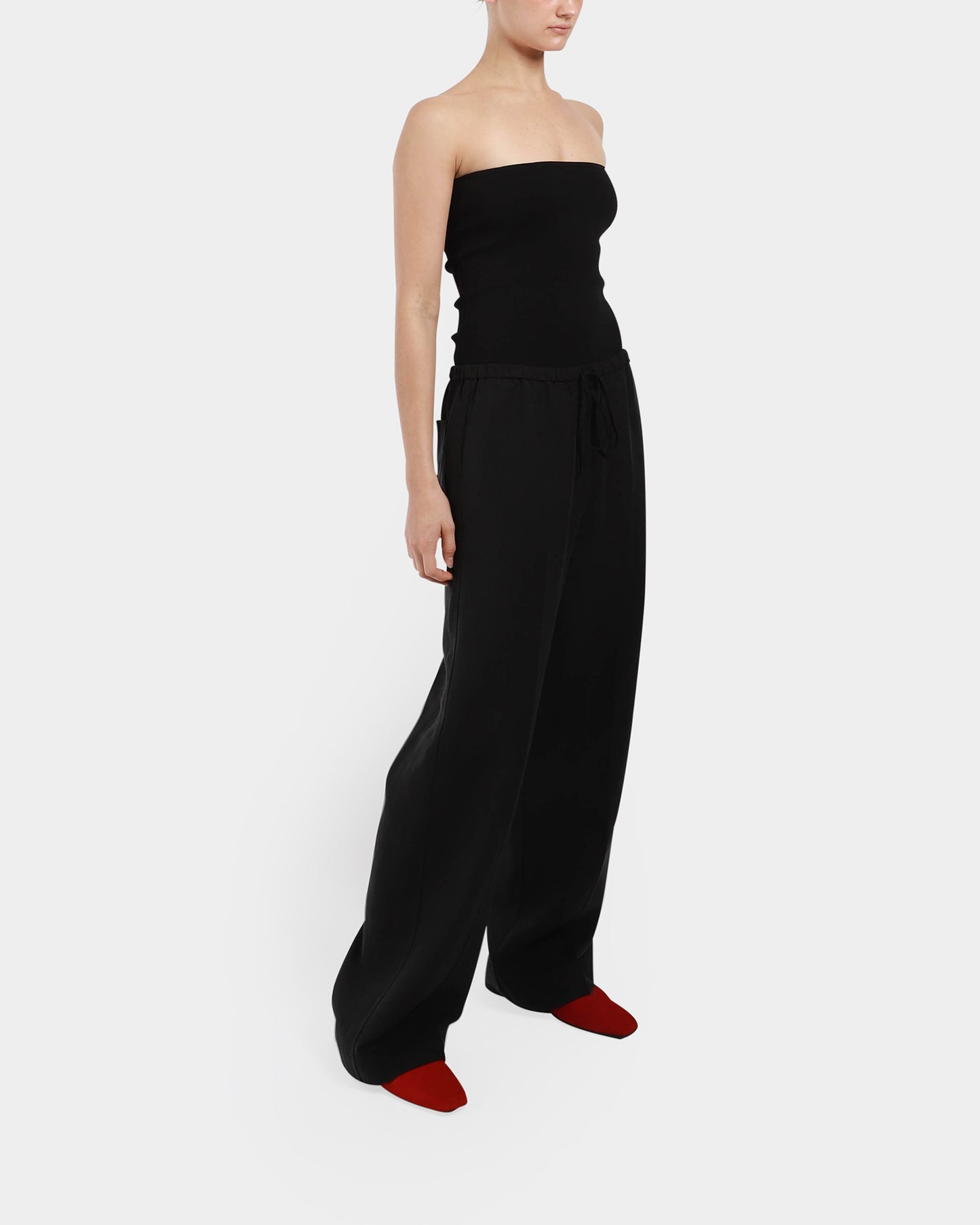 Fluid Drawstring Trousers