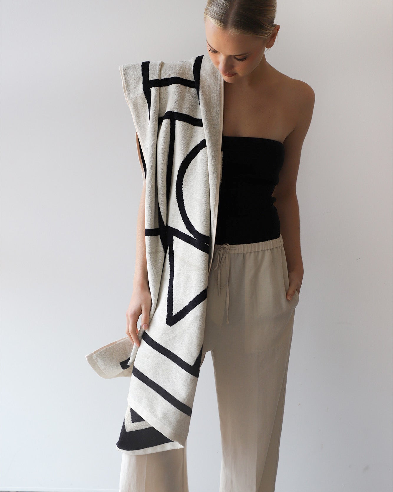 Monogram Jacquard Beach Towel