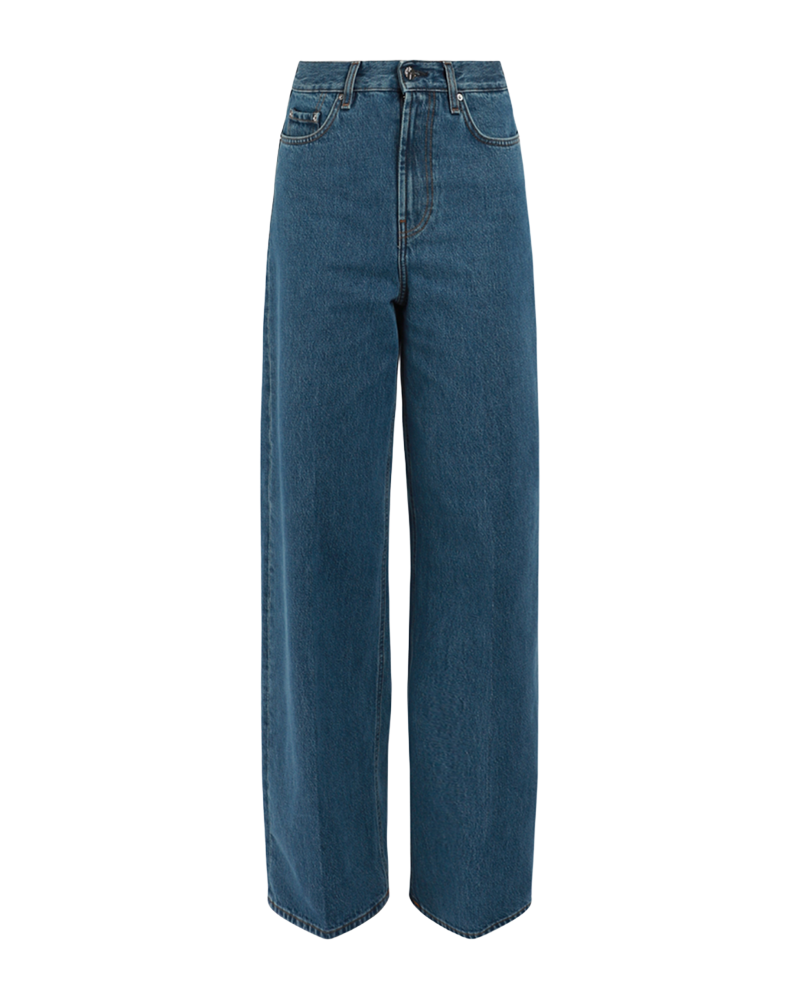 Wide Leg Denim Jeans