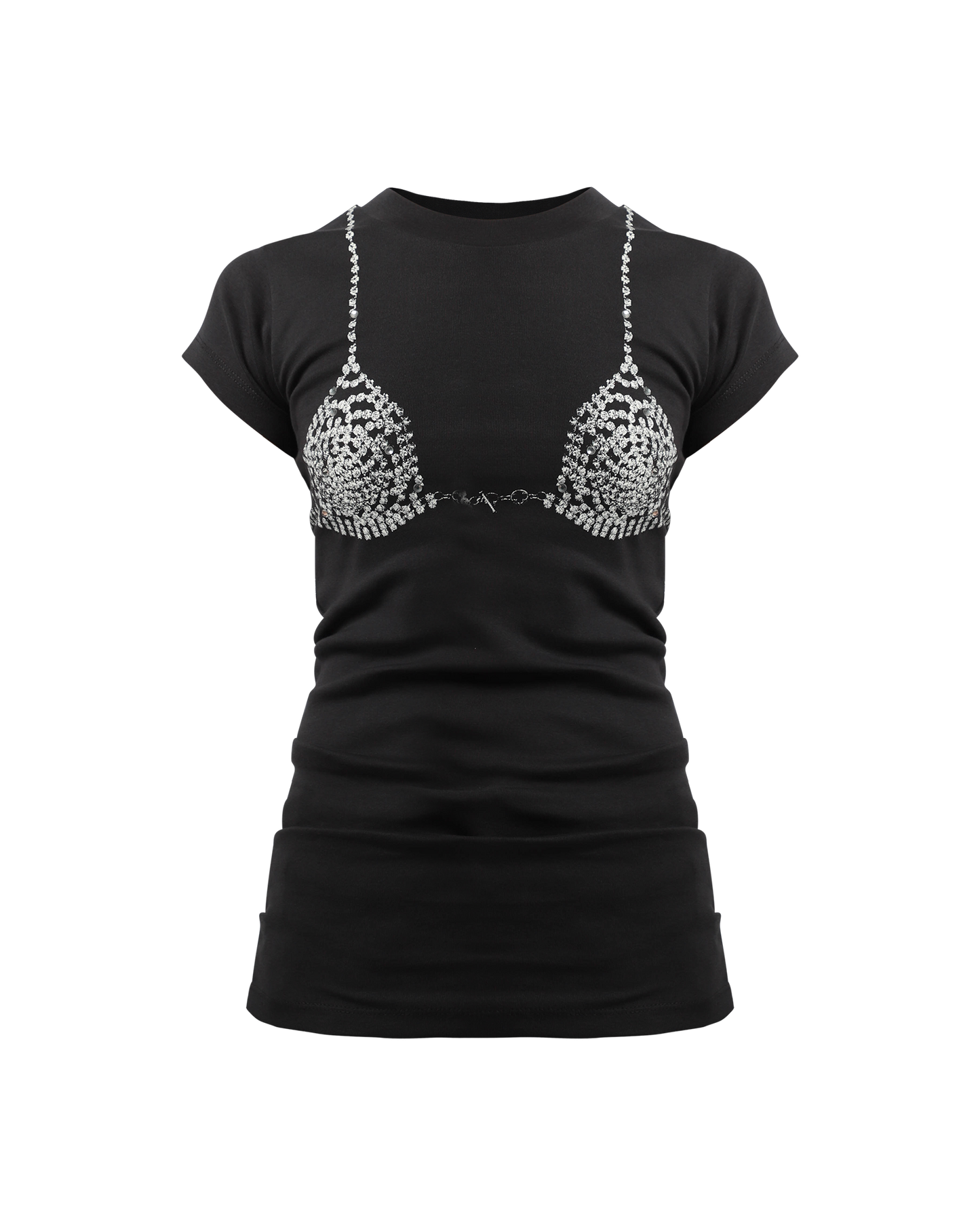 Embellished Bra T-Shirt