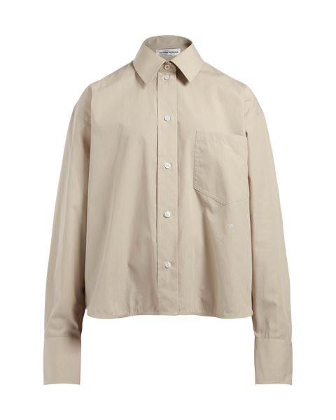 Cropped Long Sleeve Shirt
