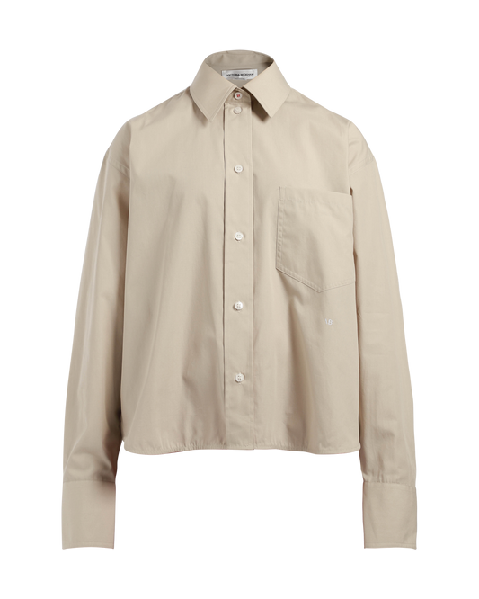 Cropped Long Sleeve Shirt
