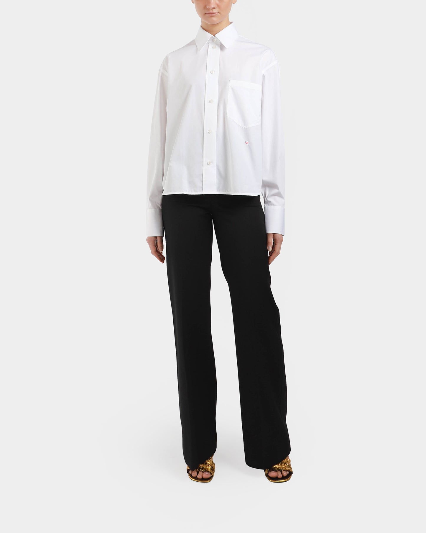 Cropped Long Sleeve Shirt
