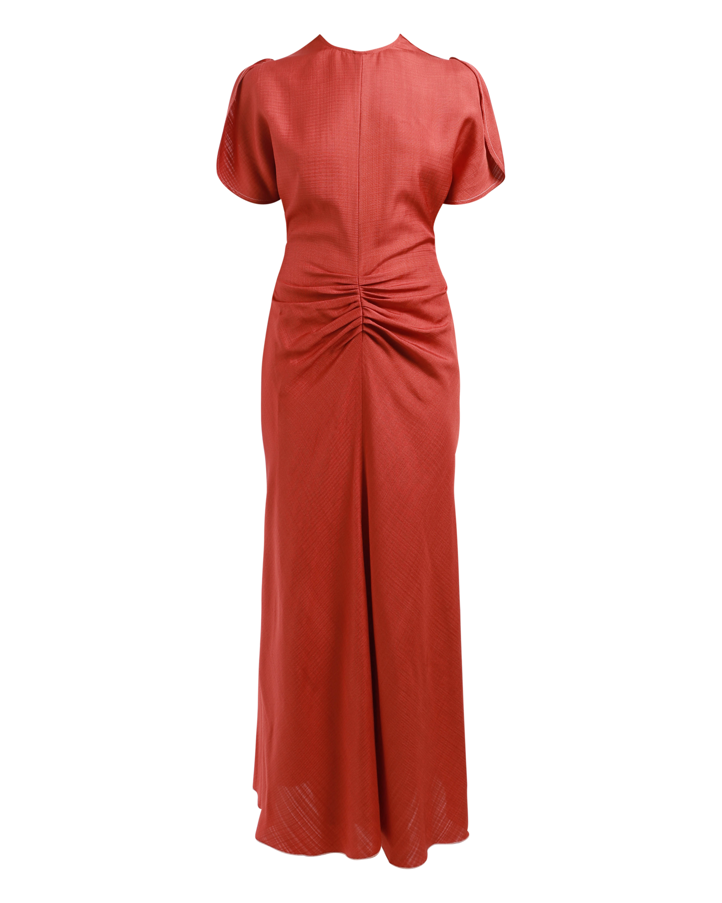 Gathered Waist Midi Dress