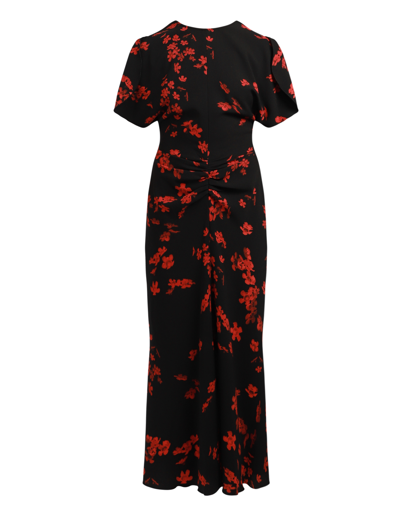 Gathered Waist Midi Dress