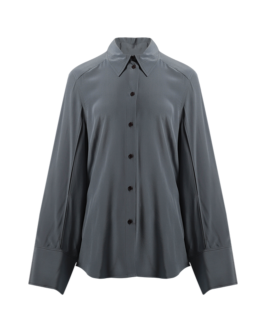Split Sleeve Fitted Shirt