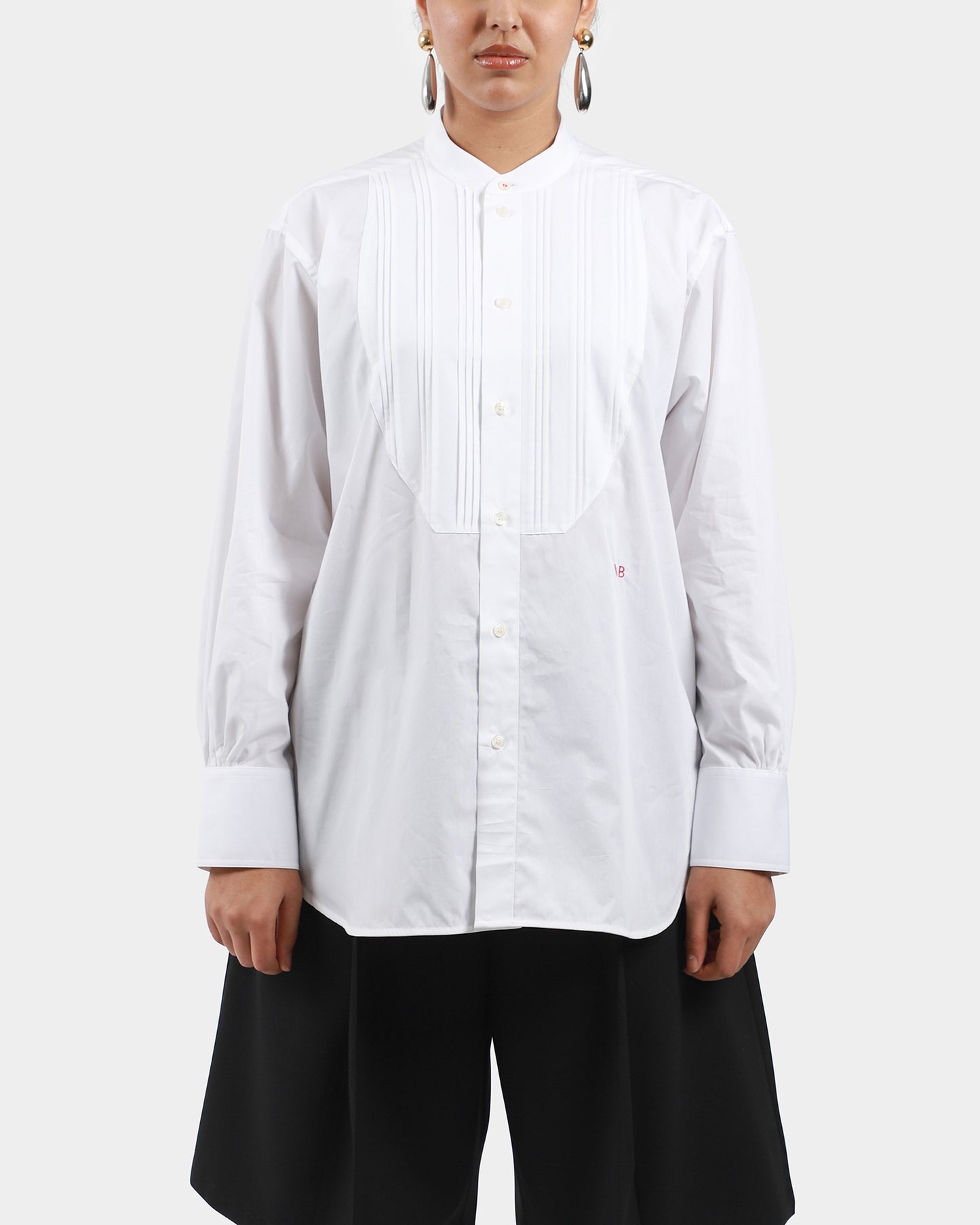 Bib Detail Shirt