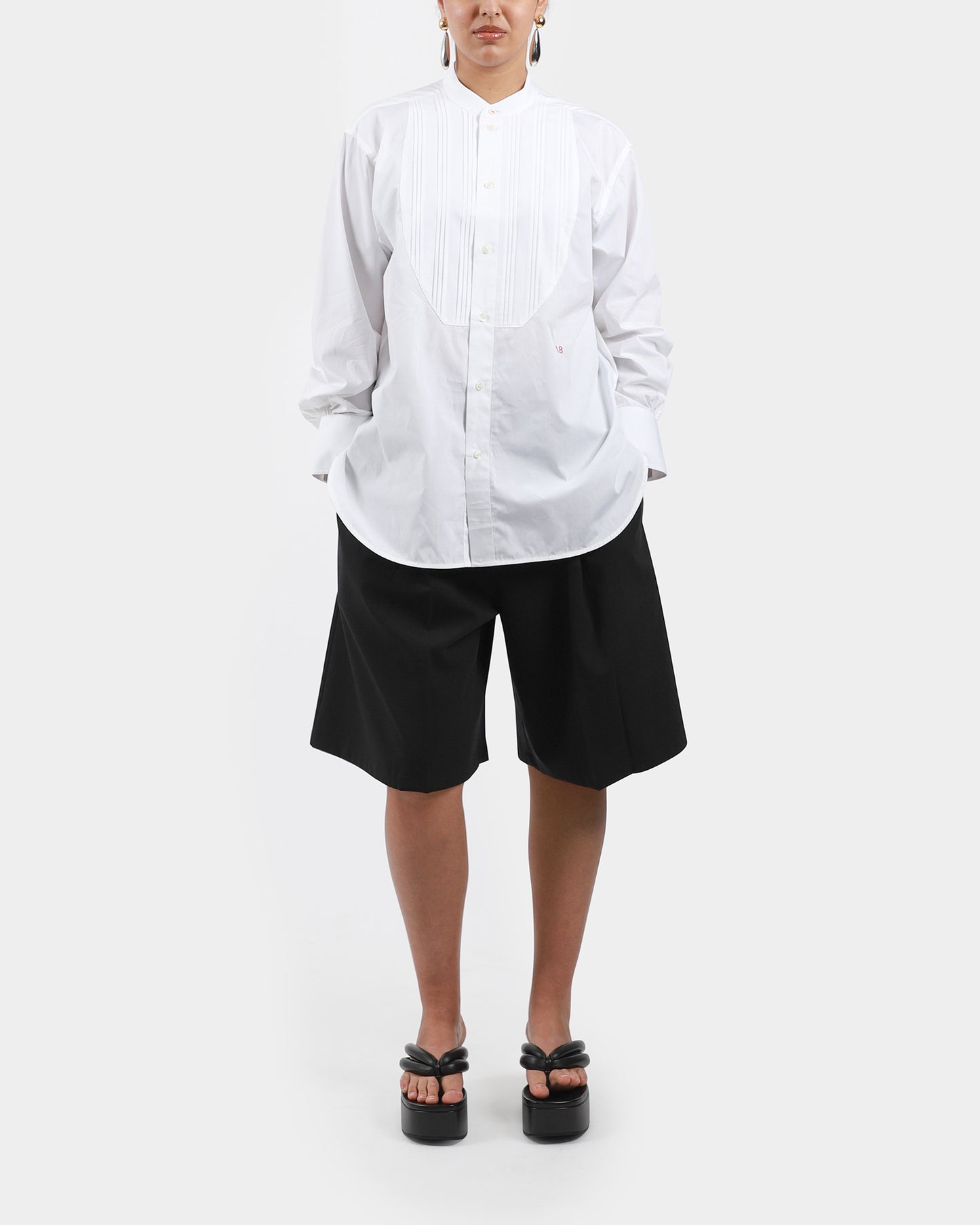 Bib Detail Shirt