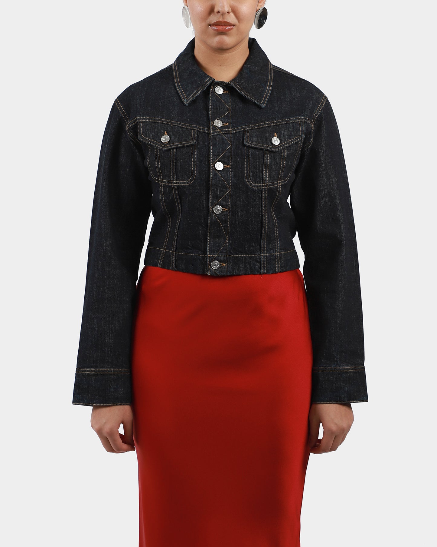 Cropped Denim Jacket
