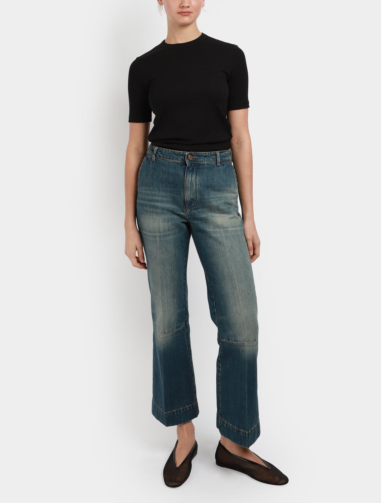 Cropped Kick Jean
