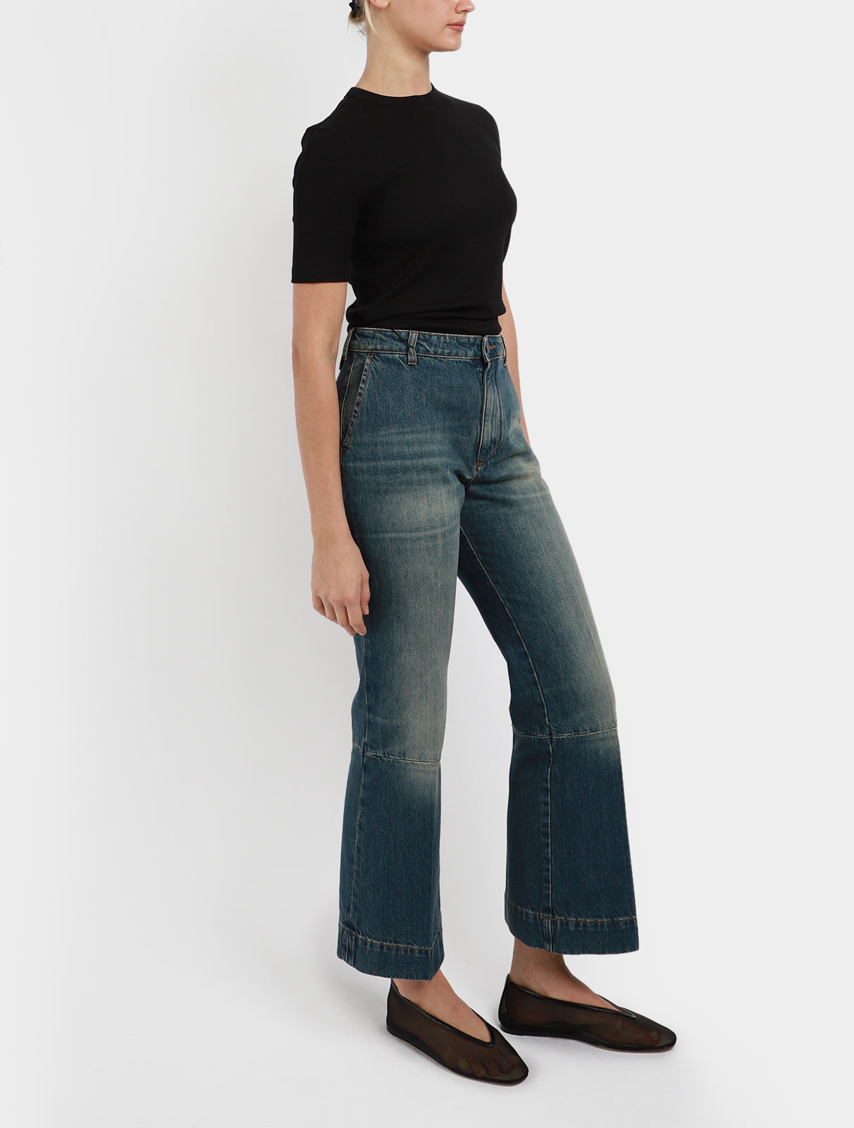 Cropped Kick Jean