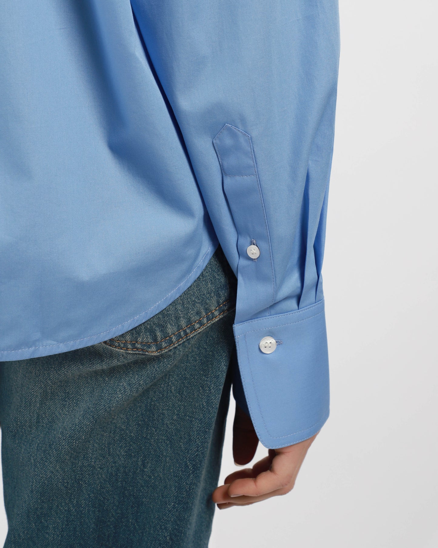 Cropped Long Sleeve Shirt