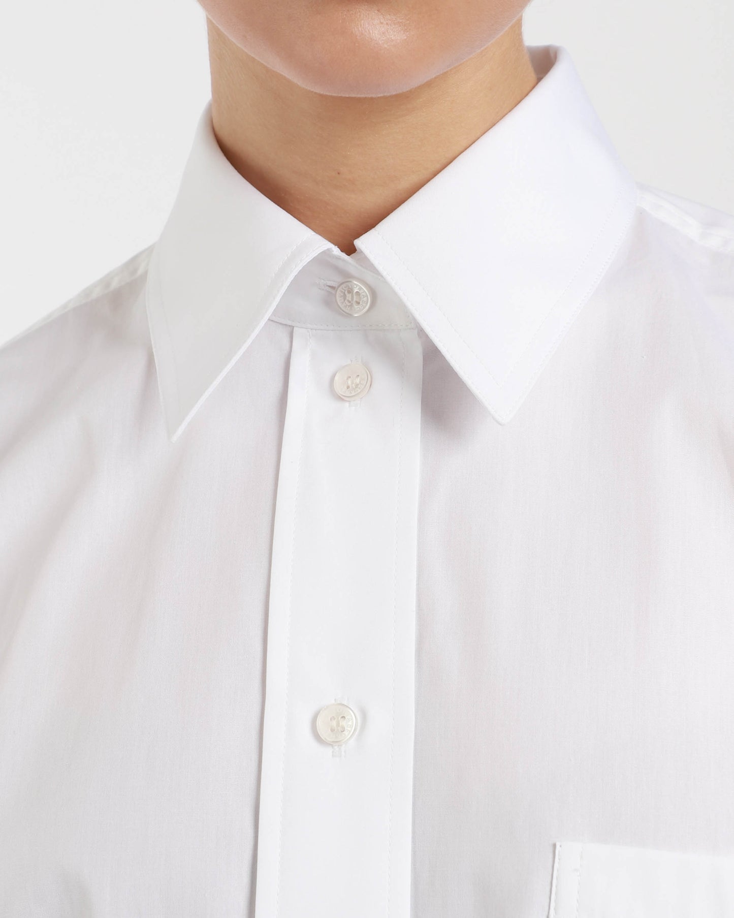 Cropped Long Sleeve Shirt