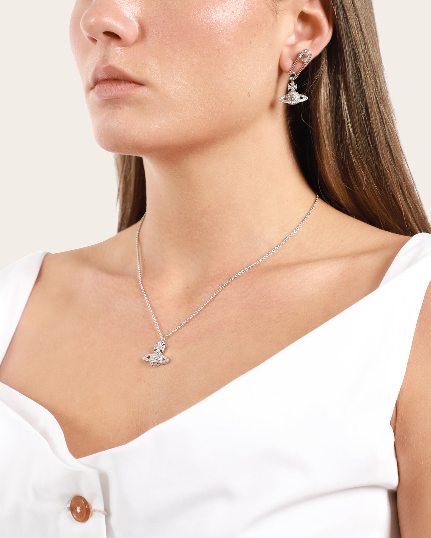 Carmela Bas Relief Pendant