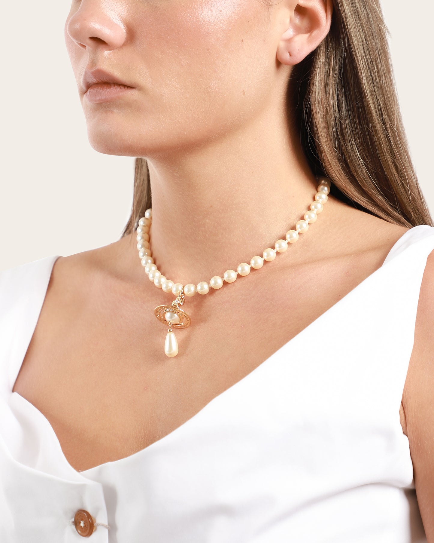 Pearl Drop Choker