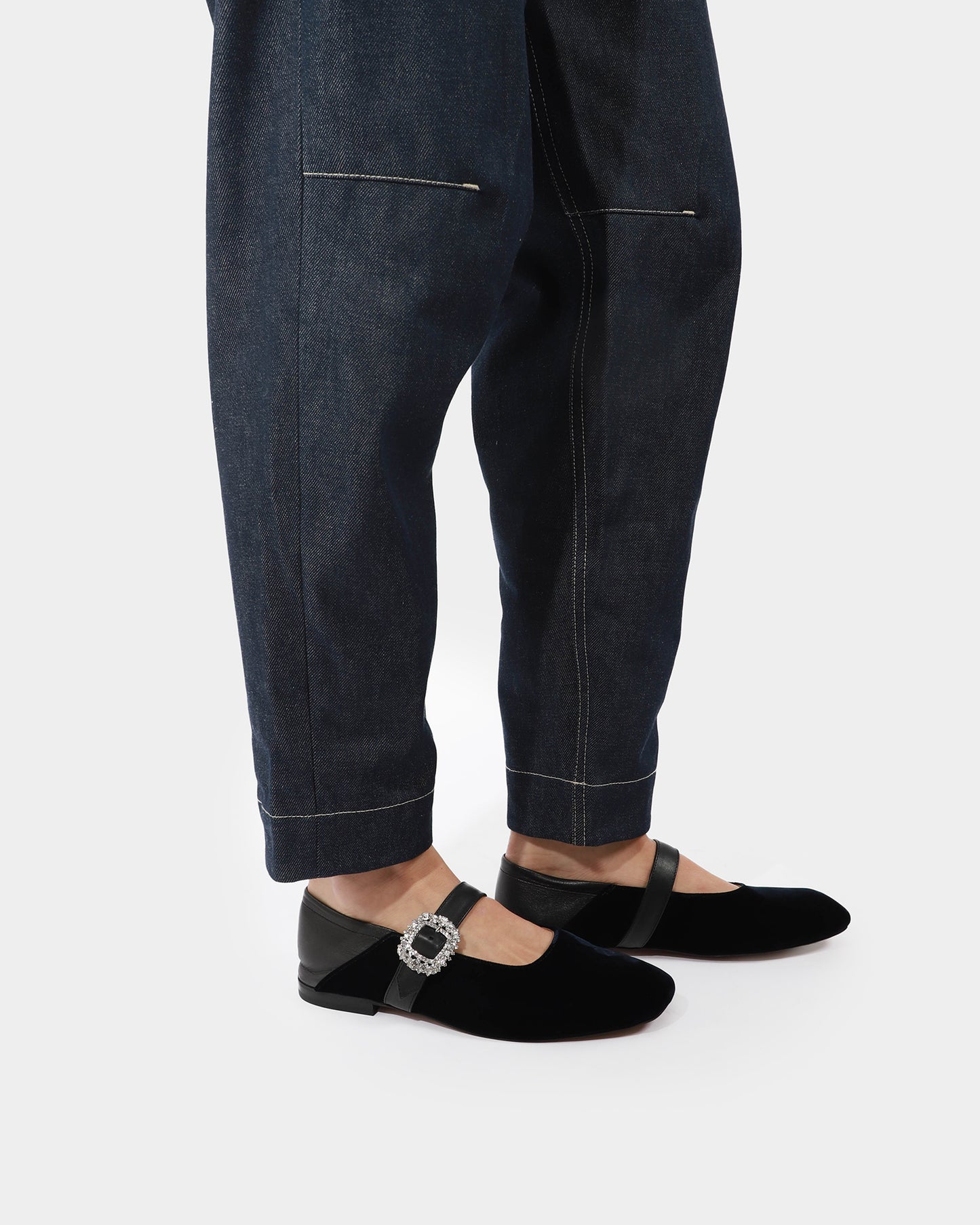 Buckle Ballerina Flats