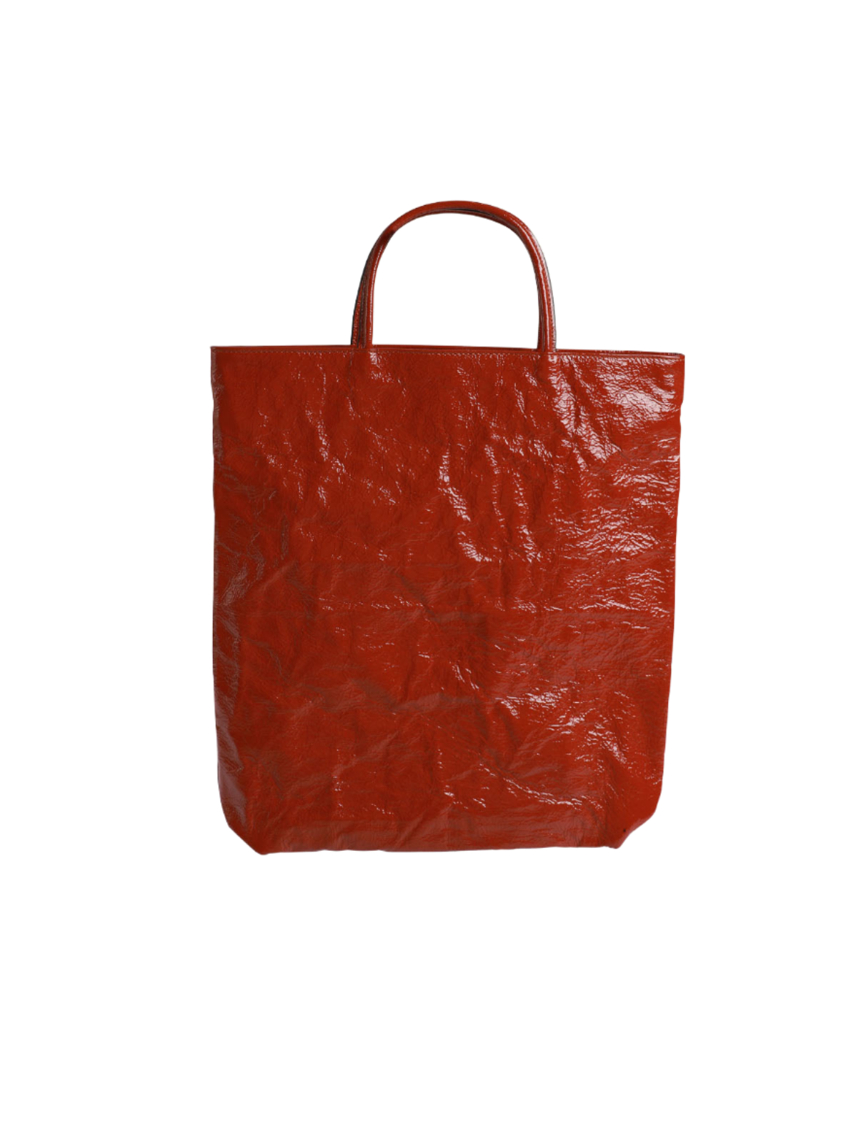Leather Big Long Tote Bag