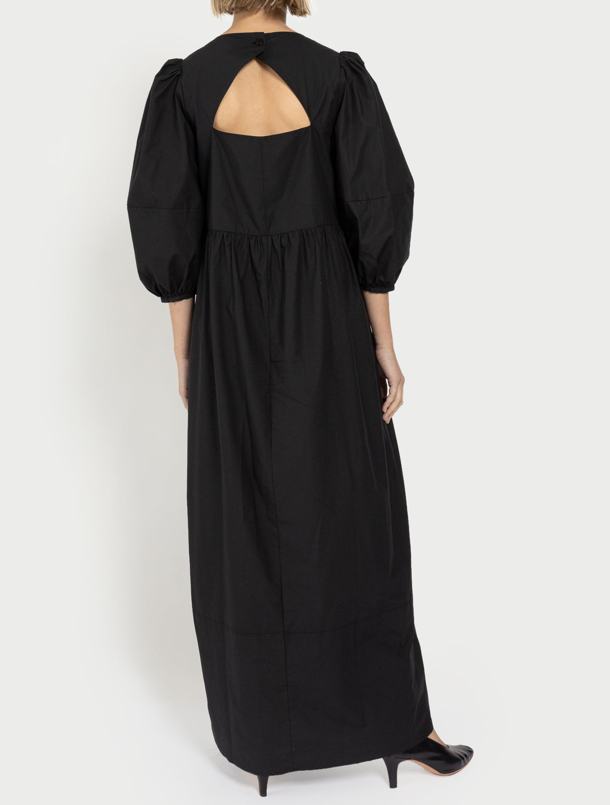 0044 Open Back Midi Dress