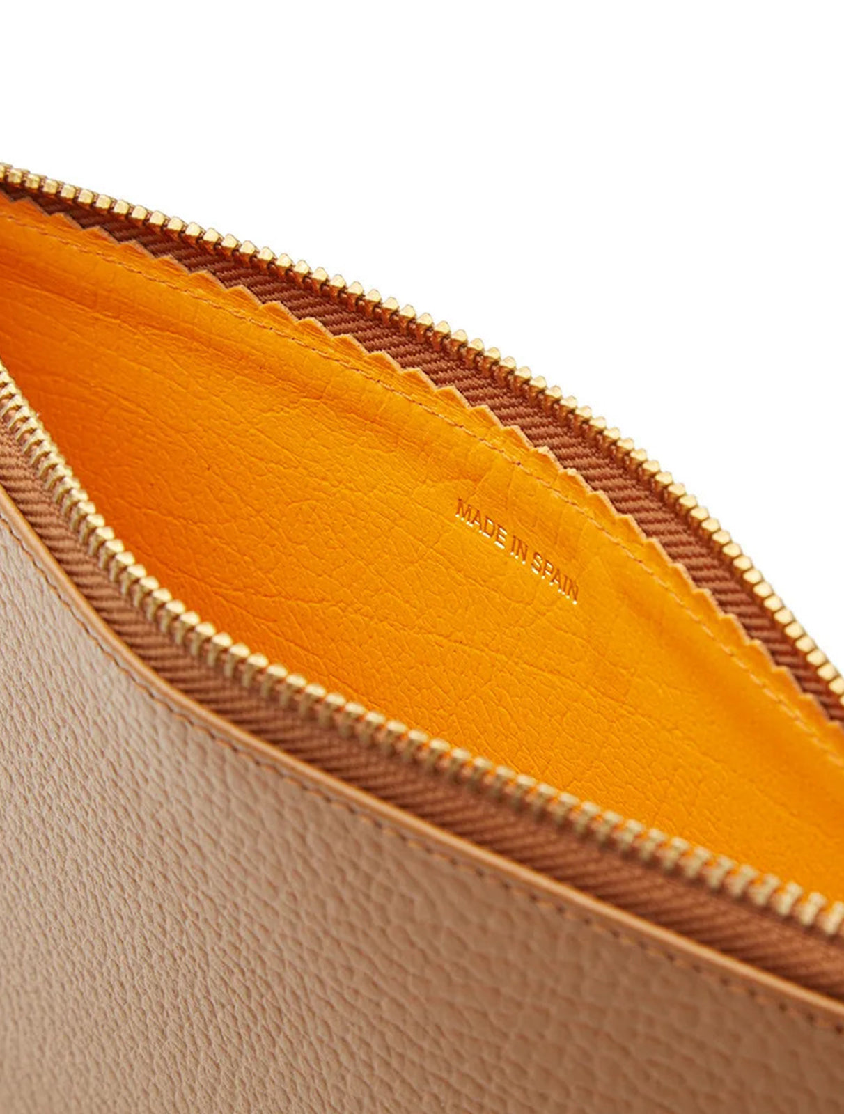 Colour Inside Large Zip Pouch